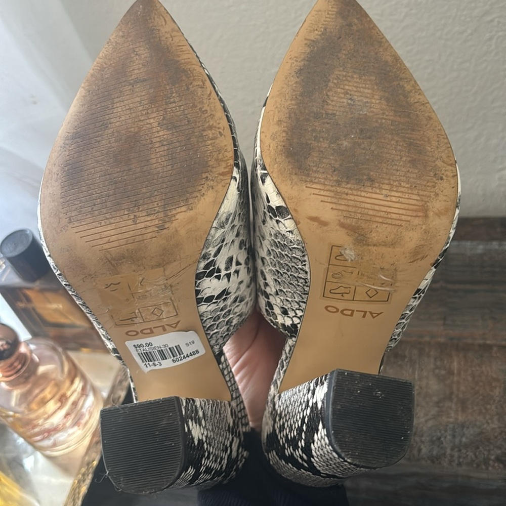 Aldo Python Chunky Heel - image 6